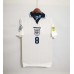 England 1996 European Cup Home White Soccer Jersey